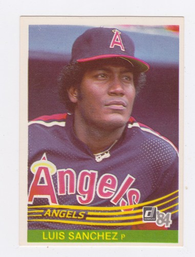 1984  Donruss - Base - Luis Sanchez - #597 - Picture 1 of 2