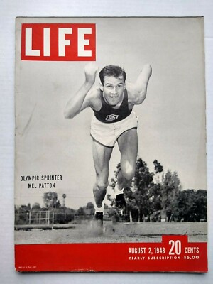 Life Magazine August 2 1948 Olympic Sprinter Mel Patton