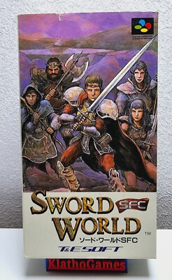 Nintendo Super Famicom Spiel : Sword World | SNES SFC - OVP+Anl. JAPAN D41