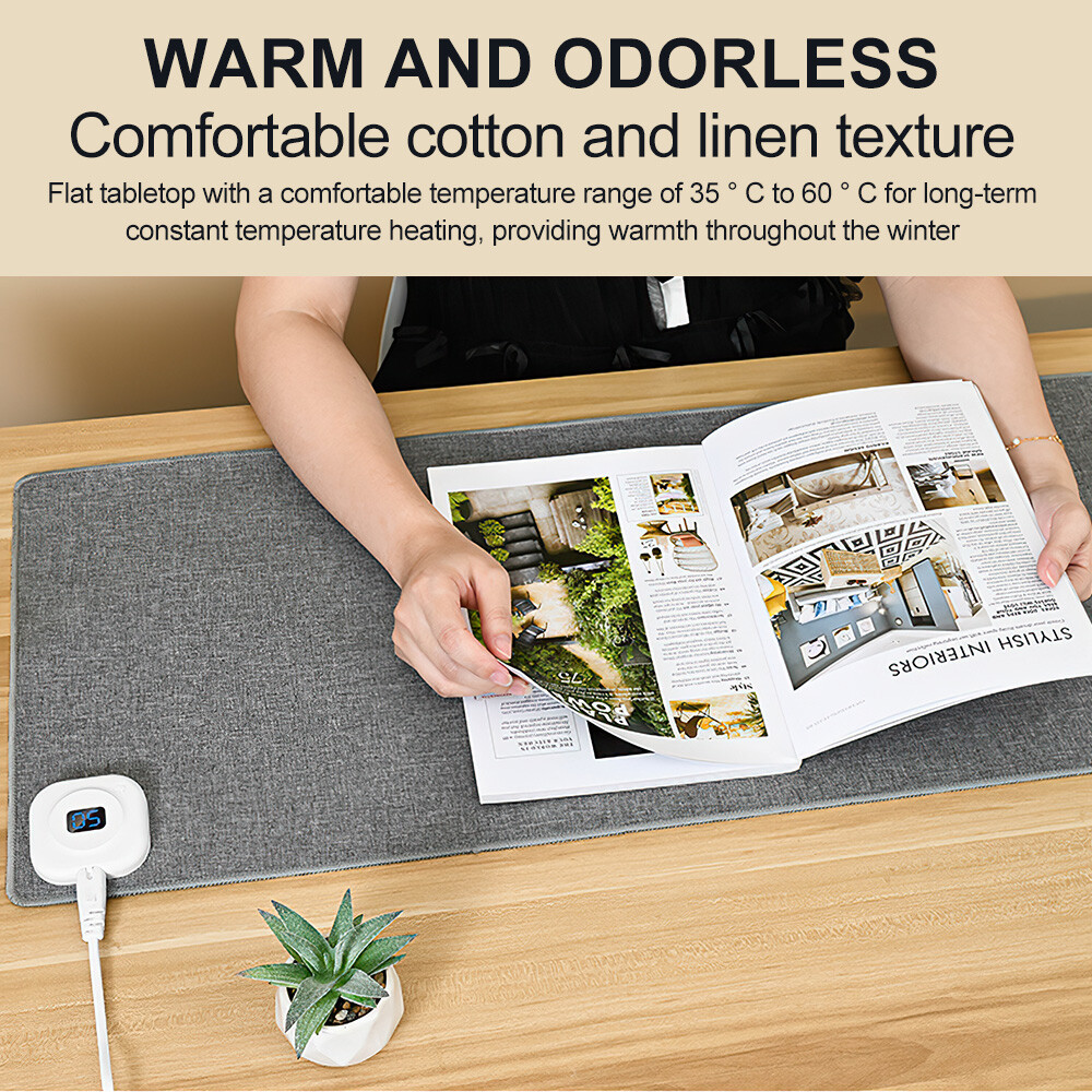 Electric Heat Mouse Pad Table Mat Display Heating Mouse Keep Winter