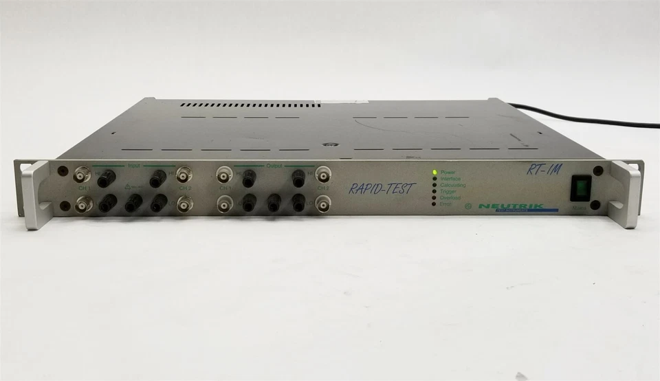 NEUTRIK RT-1M Rapid Test Multi-Tone Audio Analyzer Option DTMF w/Phantom Adapter - Image 2 of 4