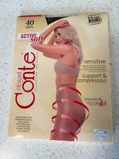 Conte Tights Active 40 den - Support/Compression Microfibre Women Pantyhose