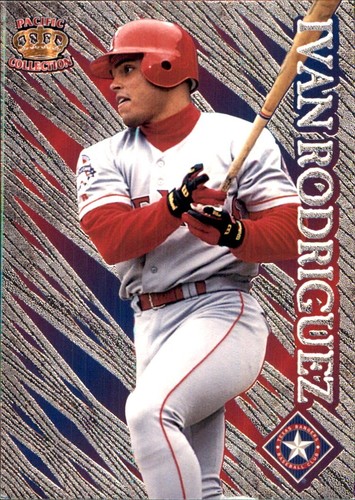 1996 Pacific Prism Ivan Rodriguez #P138 card