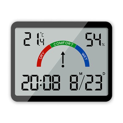 Batteriebetriebene Uhr Digitale Wanduhr CR2030 Batterie Hervorragende Lesbarkeit