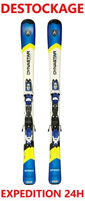 Gebraucht Dynastar TEAM SPEED Kind Skis Alpins Blau 120 cm 1 m 20 + Bindungen