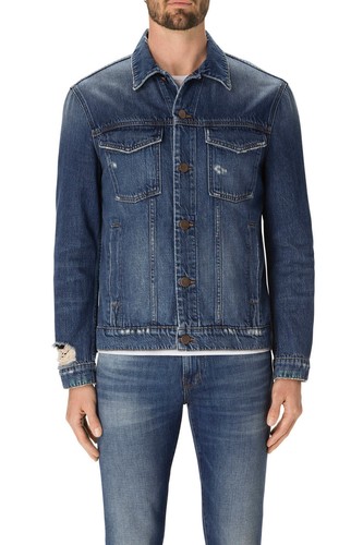 J BRAND MENS GORN JEAN DENIM JACKET IN 