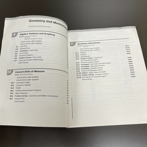 Go Math! Mafs Beginner Standards Practice Book Grade 5 Home Schooling Book - Picture 6 of 6