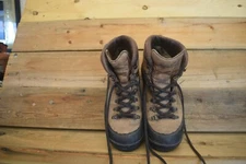 VTG USA MADE Danner Combat Hiker Boots 43513X Leather Mens 10.5 Brown Black Hike