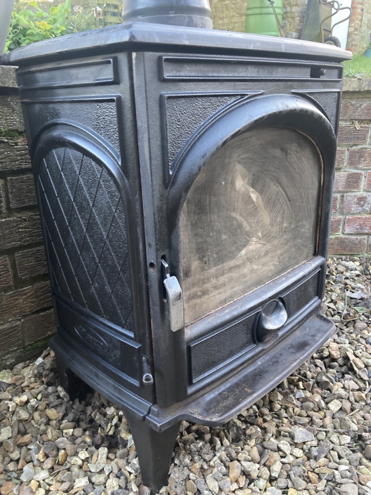 MULTI FUEL STOVE cast iron good condition eBay