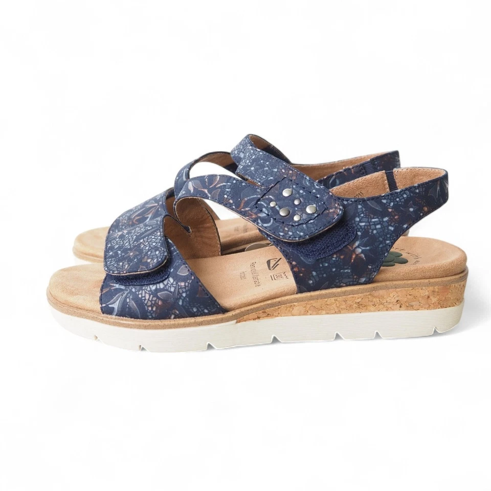 Spring Step Relife Haydennie Slingback Sandals Navy 19027-2211 Women's 9/40 - Image 2 of 4