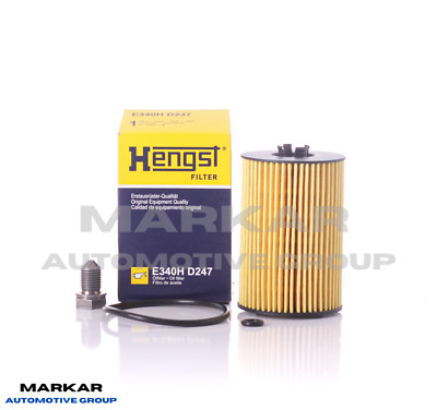 HENGST ÖLFILTER + SCHRAUBE FÜR AUDI A3 SEAT SKODA VW GOLF 7 PASSAT 1.6 2.0 TDI