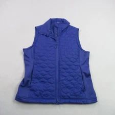 LL Bean Vest Womens XS Sleeveless Full Zip Outdoor Lightweight Blue Puffer