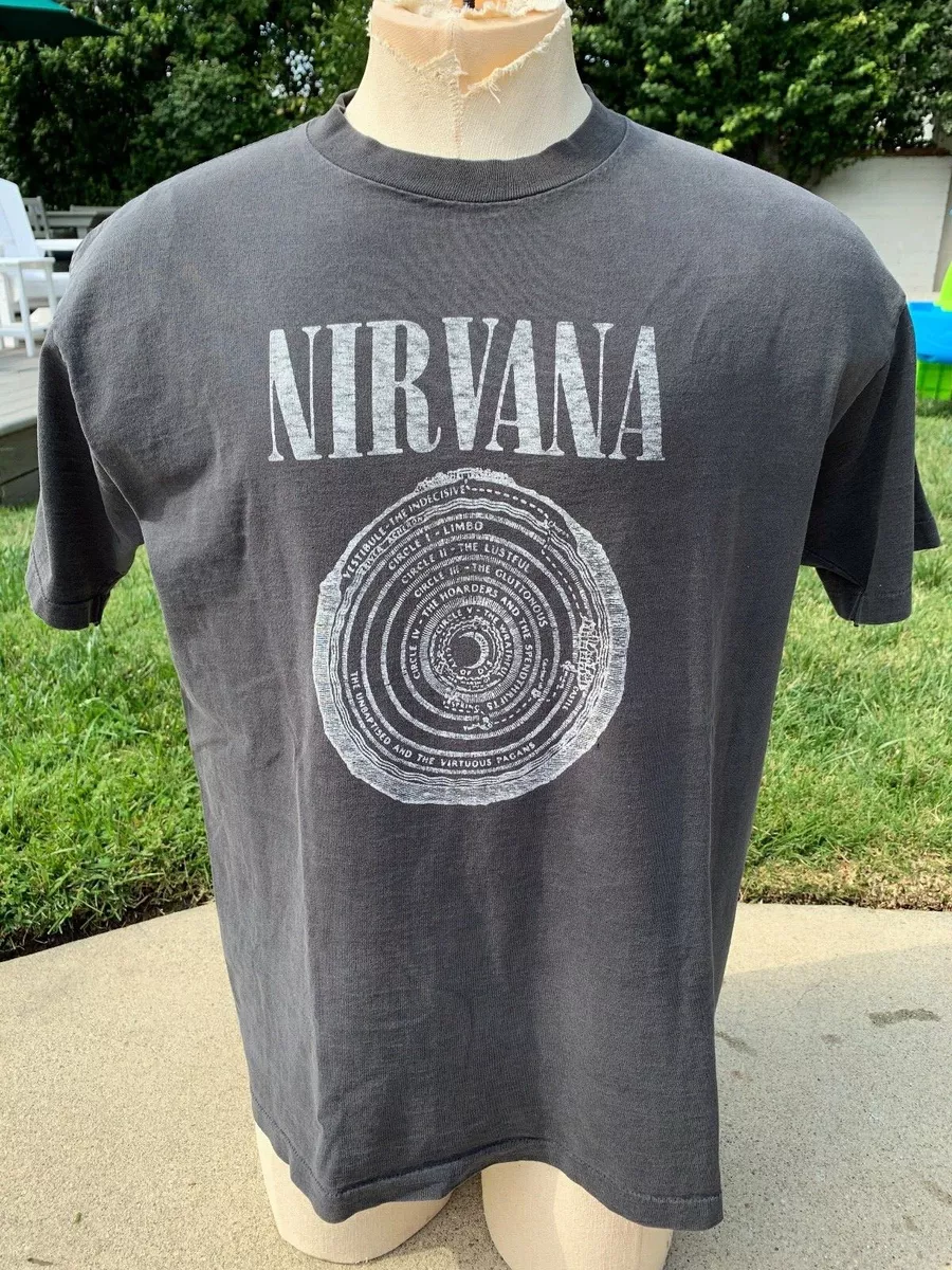 1990s TRUE VINTAGE NIRVANA VESTIBULE T-SHIRT MEN SZ XL ANVIL TAG ...