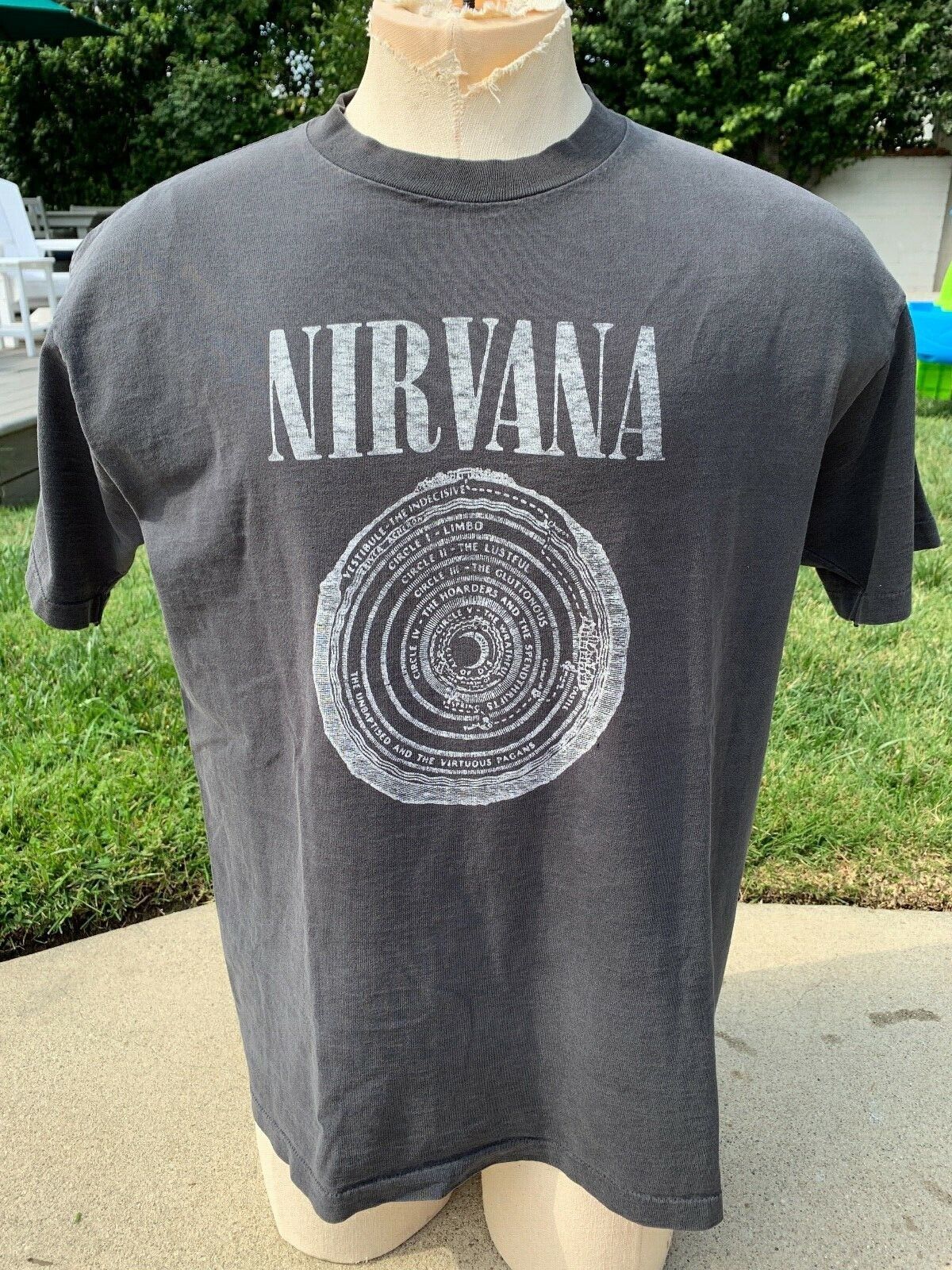 1990s TRUE VINTAGE NIRVANA VESTIBULE T-SHIRT MEN SZ ANVIL TAG 90s KURT COBAIN |