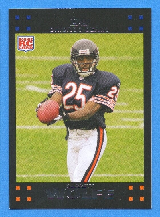 2007 Topps #319 Garrett Wolfe Bears