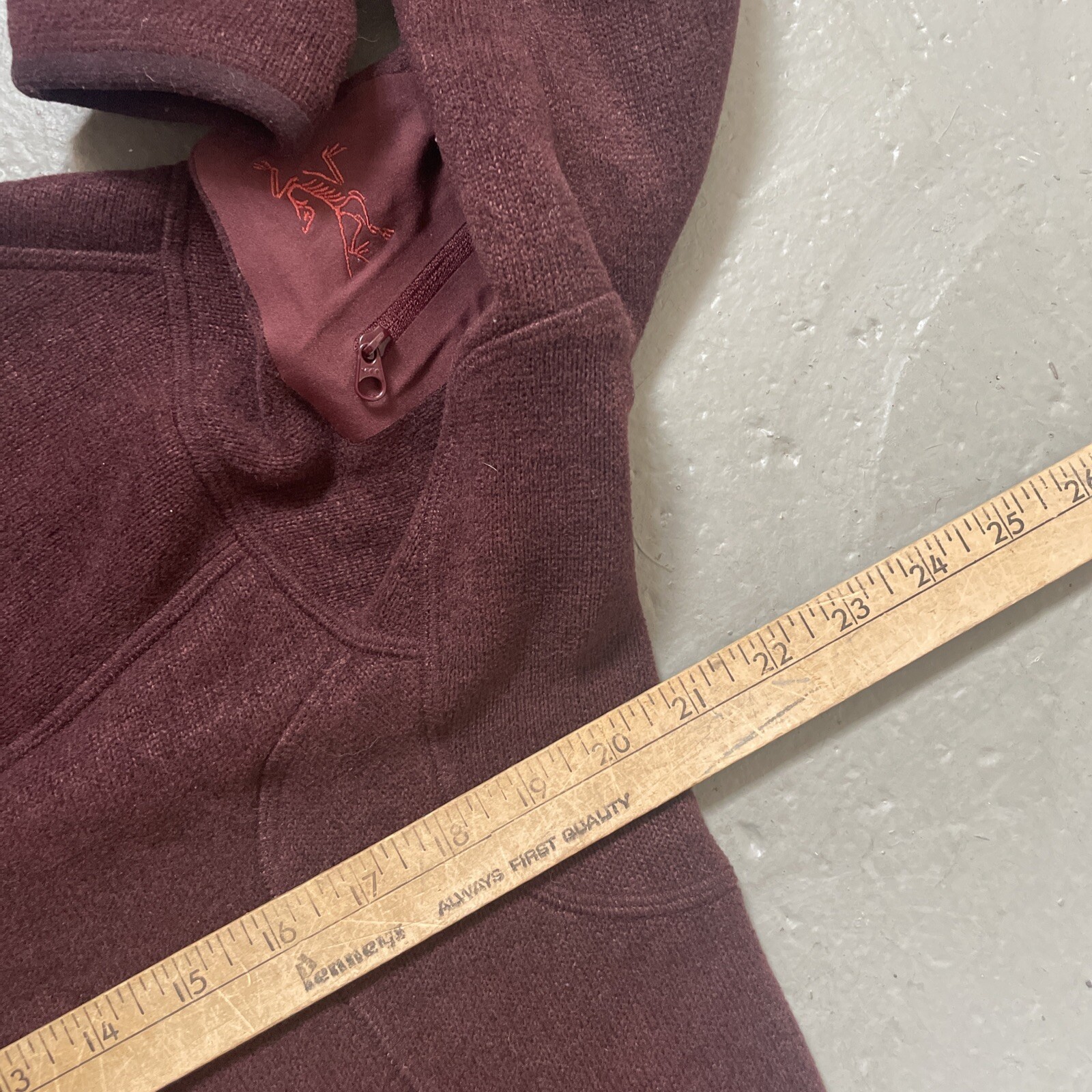 ARC'TERYX Arcteryx Giacca in pile da donna Polartec cerniera intera grande