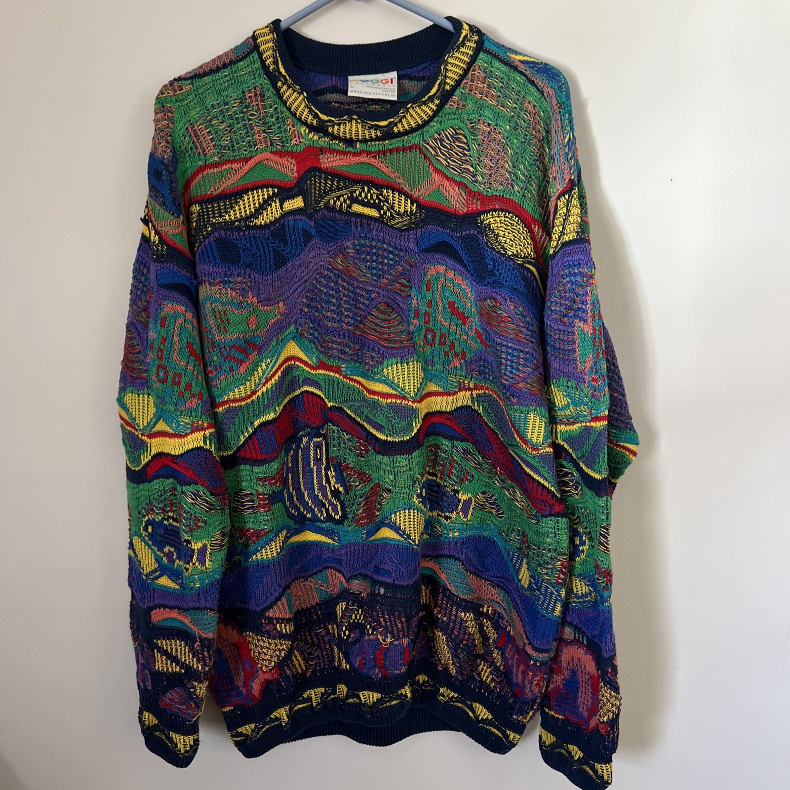 Купить Coogi Sweater Mens Medium Cotton Authentic Vintage Very на Аукцион  из Америки с доставкой в Россию, Украину, Казахстан