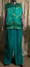 VINTAGE Women's Mureli 100 silk track suit great condition new without tags