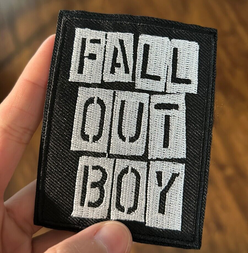 Fall Out Boy Pop Rock Metal Music Band patch logo iron sew on embroidered - Picture 6 of 8