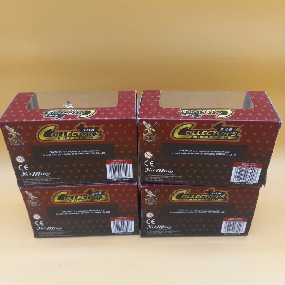 Lote de 4 Yamaha Classic Die Cast 1:18 Edição de Colecionador Road Signature - Imagem 2 de 4