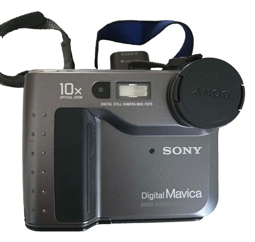 1) Vintage Sony Mavica MVC FD91 0.8MP Digital Camera UNNTESTED AS