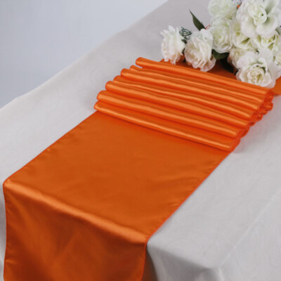 10 Satin Table Runners Chair Swag Wedding Party Decoration 12''X108'' - FREE SHIP