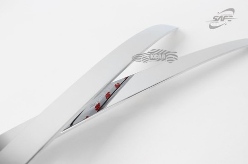 Rear Fog Lamp Molding Front Reflex Lenz Cover Silver for Hyundai Tucson 2016~18 - Picture 10 of 12