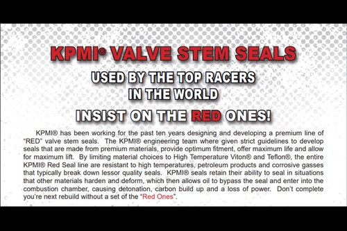 Polaris Predator 500 Kibblewhite Head Intake Exhaust Valves RED Seals 2003-2007 - Picture 9 of 24