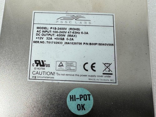 PSSC LABS P1S-2400V ROHS 1U AC Servidor Fuente de alimentación PSU 400W + 12V 32A + 5VSB 0-2A - Imagen 3 de 16