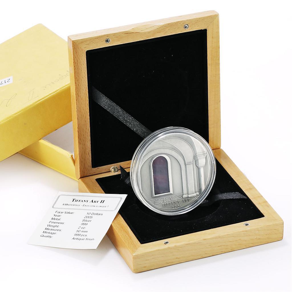 Tiffany Art II 2005 10ドル 銀貨 ロマネスク Tiffany Art II 2005 10