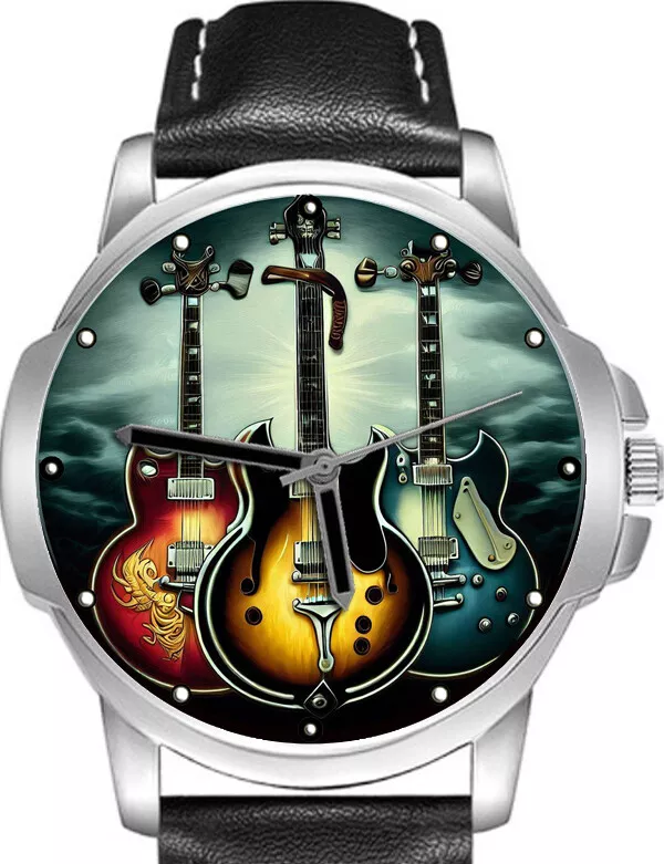 Guitar Lover Mad Art Stylish Rare Quality Wrist Watch eBay