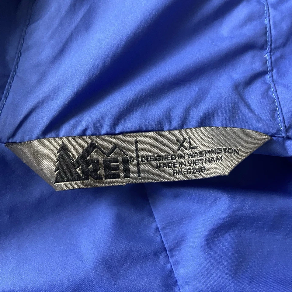 Sudadera con capucha REI Co-op para mujer Polly Fill cremallera completa acolchada aislada púrpura XL Foto 3 de 4