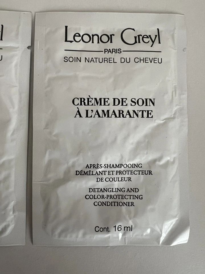 Condicionadores protetores de cor desembaraçadora Leonor Greyl Crème De Soin A L’amarante - Imagem 3 de 4