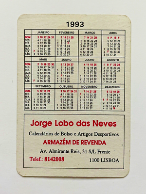 vintage pocket calendar 1993 motorbike kawasaki gpz 900 R red