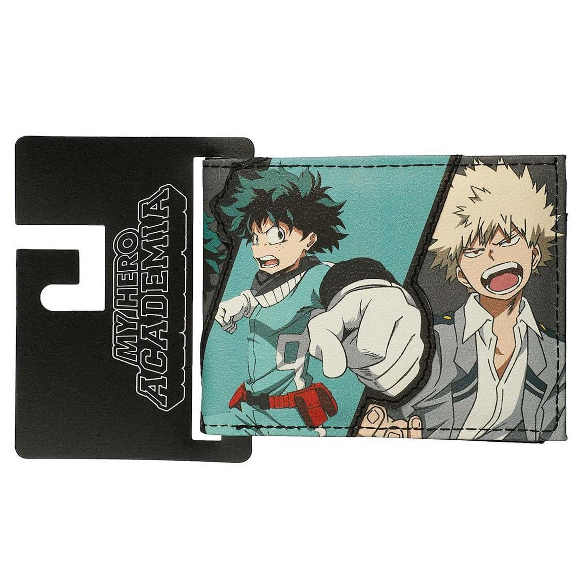 My Hero Academia Plus Ultra Quirk Portafoglio/Portamonete Clutch Tasca per Monete & Porta Carte, Blu