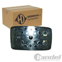 Diederichs Spiegelglas AsphÄRisch Beheizbar Links Passend FüR VW Golf Vento