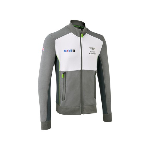 Bentley Motorsport Men's Team Sweatshirt Grey/White - Picture 1 of 2