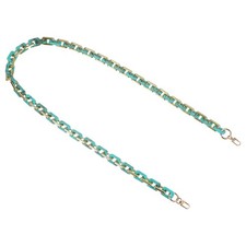 Purse Chain Strap, 47.2 Inch Acrylic Strap Replacement for Handbag, Green