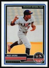 2023 Panini Stars & Stripes USA Baseball #62 Maui Ahuna Orioles