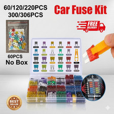 300PCS Car Fuse Kit Assorted Auto Fuses Standard Mini ATO ATC Plug In