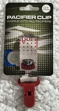 NEW Alabama Crimson Tide Pacifier Clip - Officially Licensed
