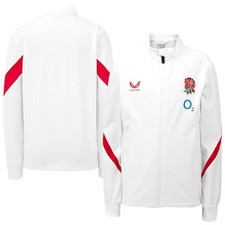 England Rugby Anthem Jacket - White - Mens