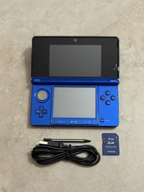 Nintendo 3DS Console Blue Edition With Charger USA SELLER Read Description