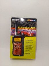 Uniden NASCAR Compact Racing Bearcat Scanner Handheld Radio w Original Box SC230