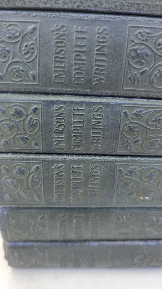 Emerson’s Complete Writings; Current Opinion Edition; Complete 6 Vol. Set Foto 2 de 4