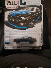 2024 Auto World 2015 Ford Mustang GT Petty's Garage Petty Blue and Black