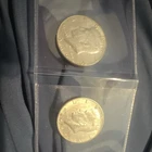 Set of 2 1969 40% Silver Kennedy Half Dollar 50C Uncertified US Coins