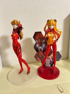 Asuka Langley Figure Set 2 Pieces Collectible Anime Authentic Japan