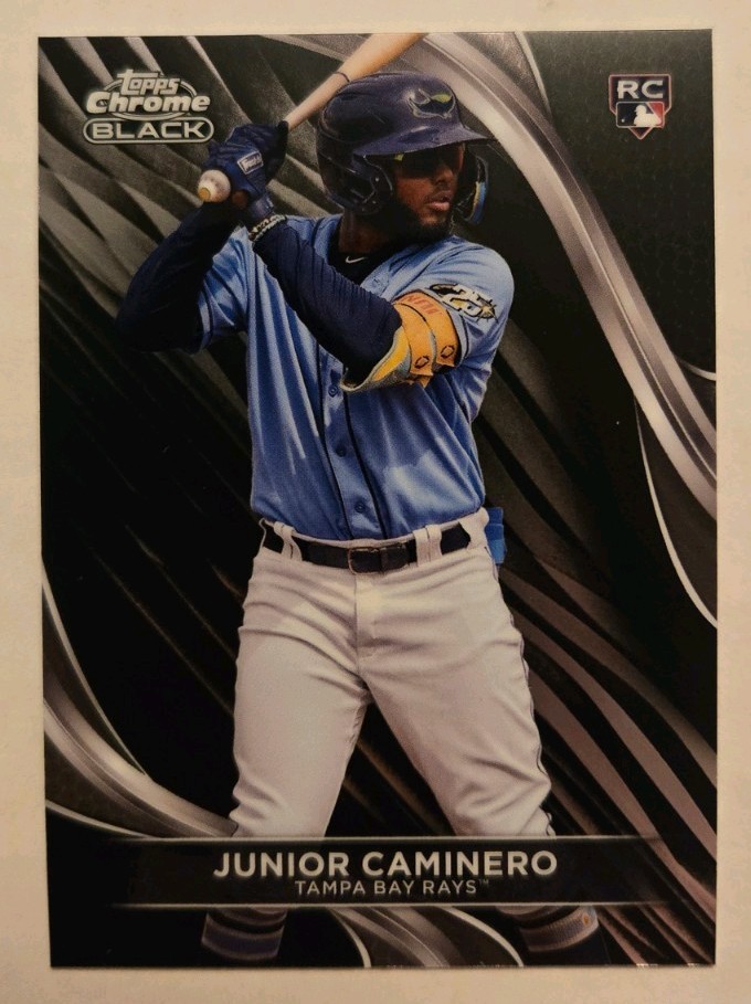 2024 Topps Chrome Black - Junior Caminero #78 (RC)
