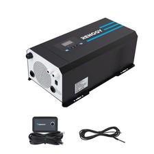 Renogy 2000W Pure Sine Wave Inverter Charger 12V DC to 120V AC 6000W Surge